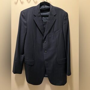 Ermenegildo Zegna Blazer Mens Trofeo 100% Wool  Sport Coat 56L Made In Italy